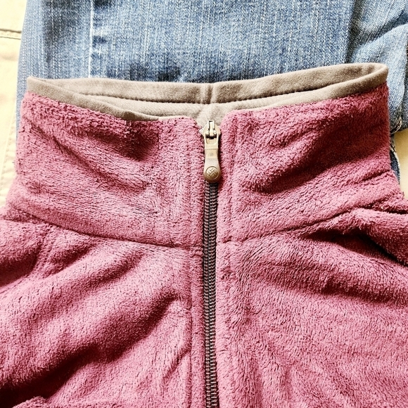 Columbia Interchange Fleece Jacket Women's Size Medium M Purple Zipper Pockets - Picture 6 of 12